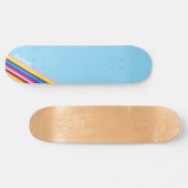 Kleuren verbrijzeld skateboard (Horizontaal)