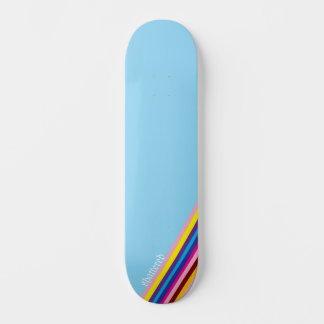Kleuren verbrijzeld skateboard