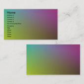 Kleuren Visitekaartje (Voorkant / Achterkant)