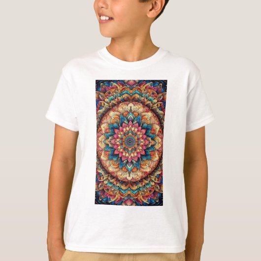 Kleuren volledig ontwerp t-shirt (Voorkant)