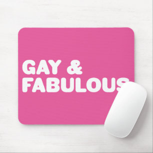 kleuren voor de weergave Gay & Fabulage Pink Muismat