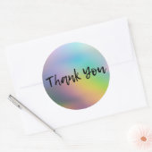 Kleuren voor kleine bedrijven Hartelijk dank Ronde Sticker (Envelop)
