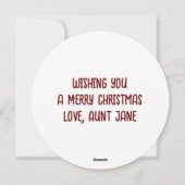 kleuren Warme knuffels en kerst Mokken Feestdagenkaart (Achterkant)