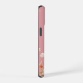  kleuren Waterverf Wildflowers en Monogram iPhone 15 Case (Rechterkant)