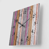  kleuren zien er uit #8 vierkante klok (Hoek)