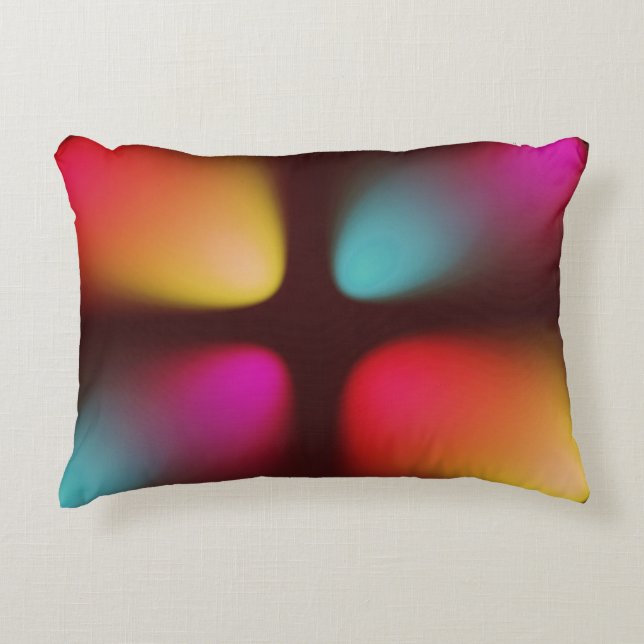 "Kleuren zo helder" Pillow Accent Kussen (Voorkant)