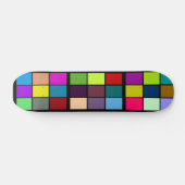 Kleuren zwarte grens Skateboard (Horizontaal)