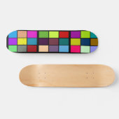 Kleuren zwarte grens Skateboard (Horizontaal)