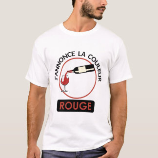 kleurenadvertentie wijn rood alcohol humaan houden t-shirt