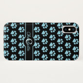 Kleurenafdrukken Glitter Blauwgroen Blauw Stijlvol Case-Mate iPhone Case (Achterkant (horizontaal))