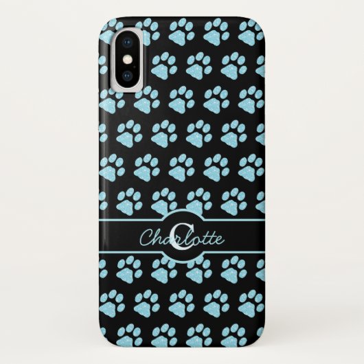 Kleurenafdrukken Glitter Blauwgroen Blauw Stijlvol Case-Mate iPhone Case (Achterkant)