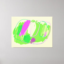 Kleurenafvoer Verrekte canvas afdrukken