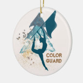 kleurenbalk keramisch ornament (Links)