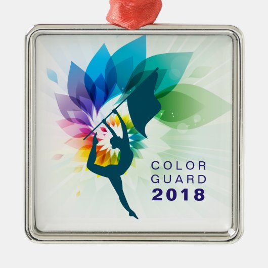  kleurenbalk metalen ornament (Voorkant)