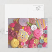 Kleurenbalken Buttonnen Briefkaart (Voorkant / Achterkant)