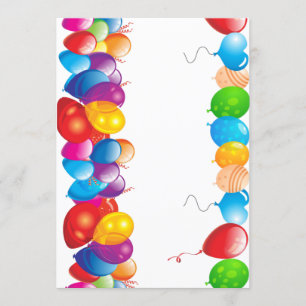 kleurenballonnen kaart