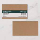 Kleurenband - DK Green - kartonnen doos Visitekaartje (Voorkant / Achterkant)