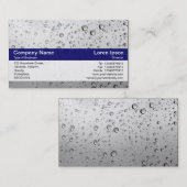 Kleurenband - Dp-marine - Regen op mijn raam Visitekaartje (Voorkant / Achterkant)