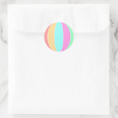 Kleurenband voor pasta ronde sticker (Tas)