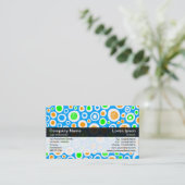 Kleurenband - zwart - Abstract 030413 Visitekaartje (Staand voorkant)