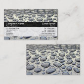 Kleurenband - zwart - autohout visitekaartje (Voorkant / Achterkant)