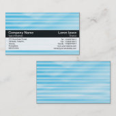 Kleurenband - zwart - blauwe textuur visitekaartje (Voorkant / Achterkant)