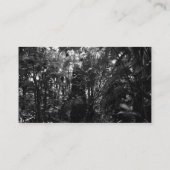 Kleurenband - zwart - botanische tuin visitekaartje (Achterkant)