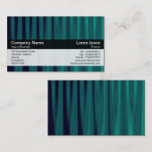 Kleurenband - zwart - groene kleur visitekaartje (Voorkant / Achterkant)