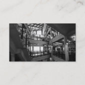 Kleurenband - zwart - modern interieur visitekaartje (Achterkant)