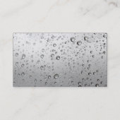 Kleurenband - zwart - Regen in mijn venster Visitekaartje (Achterkant)