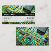 Kleurenband - zwart - schakelkaart visitekaartje (Voorkant / Achterkant)