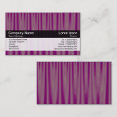 Kleurenband - zwart - Violet Drapery Visitekaartje (Voorkant / Achterkant)