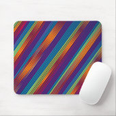 Kleurenbandpatroon Muismat (Met muis)