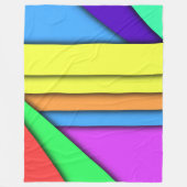 Kleurenbaren Fleece Deken (Voorkant)