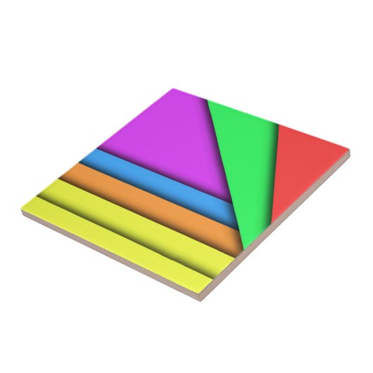 Kleurenbaren Tegeltje (Zijkant)