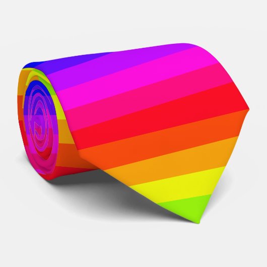 Kleurenbars 01 stropdas (Opgerold)