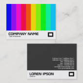 Kleurenbars 03 visitekaartje (Voorkant / Achterkant)