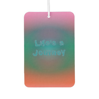kleurenbeeld "Life's a Journey" Luchtverfrisser