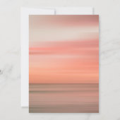 Kleurenbekleding Blush Stijlvolle foto bruiloft Kaart (Achterkant)