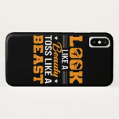Kleurenbeschermer als schoonheidsspeelgoed als bee Case-Mate iPhone case (Achterkant (horizontaal))