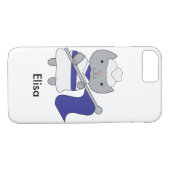 Kleurenbeschermer Cat Blue Case-Mate iPhone Case (Achterkant (Horizontaal))