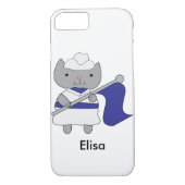 Kleurenbeschermer Cat Blue Case-Mate iPhone Case (Achterkant)