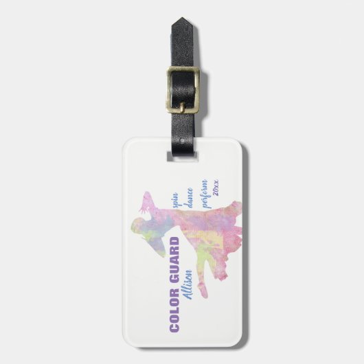 Kleurenbeschermhuls met centrifuge | BAGAGELABEL (Voorkant verticaal)