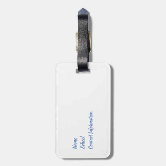 Kleurenbeschermhuls met centrifuge | BAGAGELABEL (Achterkant verticaal)