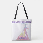 Kleurenbeschermhuls met vormig Silhouette-afbeeldi Tote Bag (Achterkant)