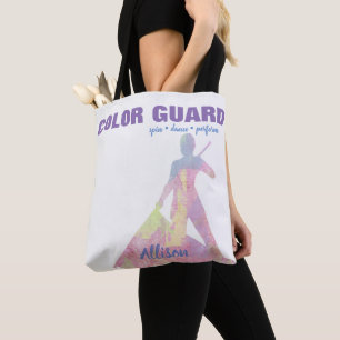 Kleurenbeschermhuls met vormig Silhouette-afbeeldi Tote Bag