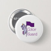 Kleurenbescherming: Unicorn Ronde Button 5,7 Cm (Voorkant /achterkant)