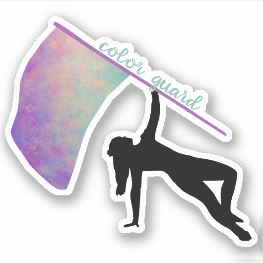 Kleurenbeschermvlag 1 sticker (Voorkant)