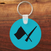 Kleurenbeschermvlag en -riem sleutelhanger (Voorkant)