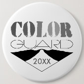 Kleurenbeveiliging  met jaar ronde button 6,0 cm (Voorkant)